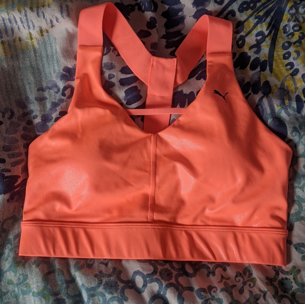Puma Sports Bra coral size large